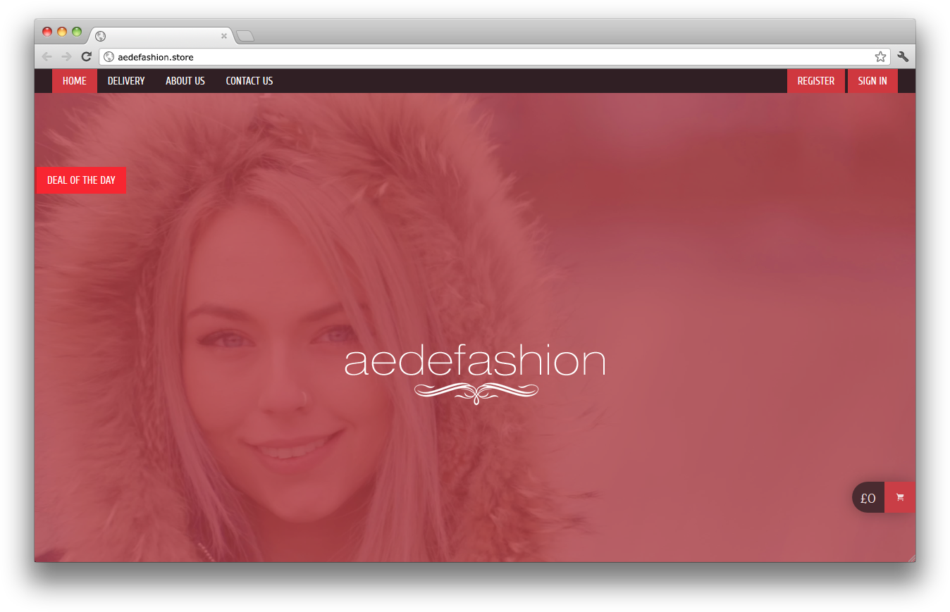 Разработка интернет-магазина женской одежды Aedefashion — РФ. Авторская разработка сайтов по индивидуальному заказу для любых видов бизнеса. Персональные и корпоративные сайты, интернет-магазины и лендинги под ключ